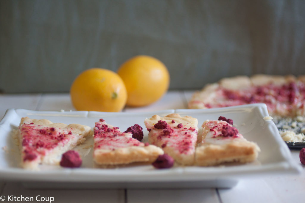 Lemon and Raspberry Shortbread Lemon and Raspberry Shortbread