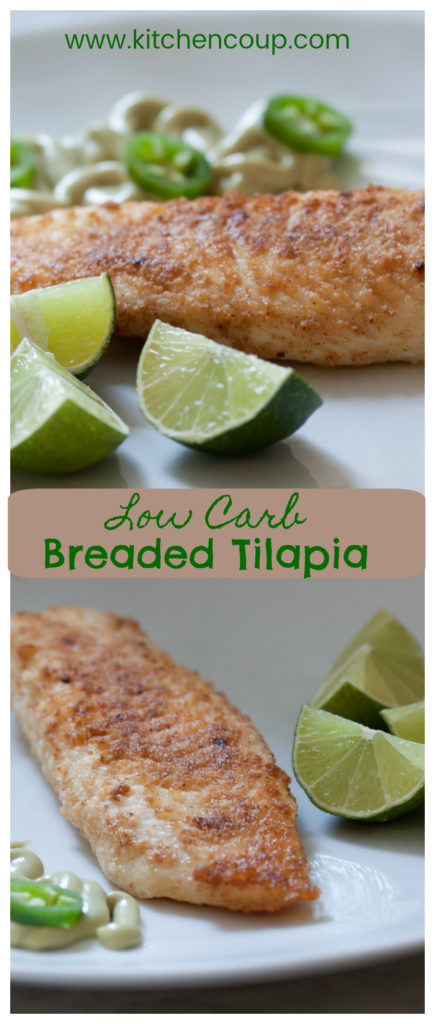 Low Carb Breaded Tilapia