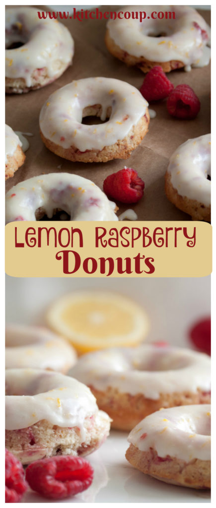Lemon Raspberry Donuts Lemon Raspberry Donuts