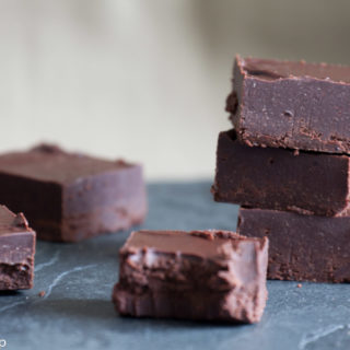 Tahini Chocolate Fudge