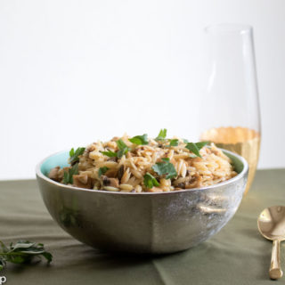 Mushroom Orzo Salad