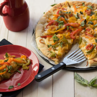 Roasted Pepper Pizza