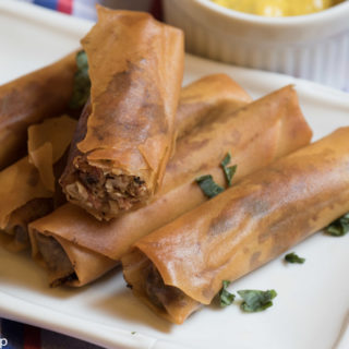 Leftover Deli Spring Rolls