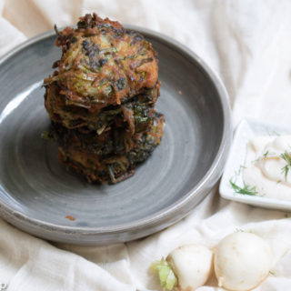 Turnip Top Fritters