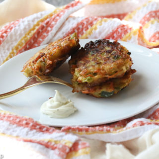 Carrot Leek Latkes