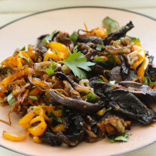 Roasted Portabello Mushrooms with Vegetables